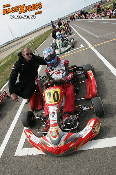 Mooi debuut van Erwin Montfoort in Rotax Max Euro Challenge